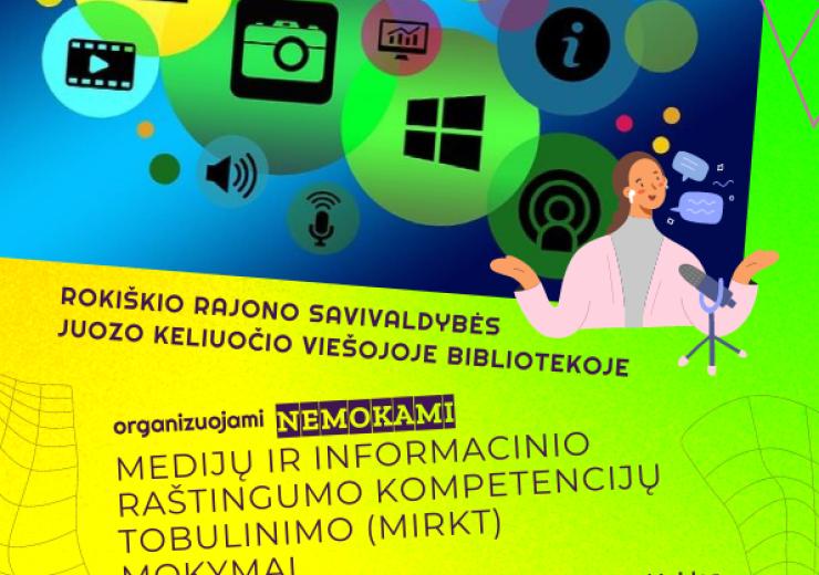 Nemokami medijų ir informacinio raštingumo kompetencijų tobulinimo (MIRKT) mokymai